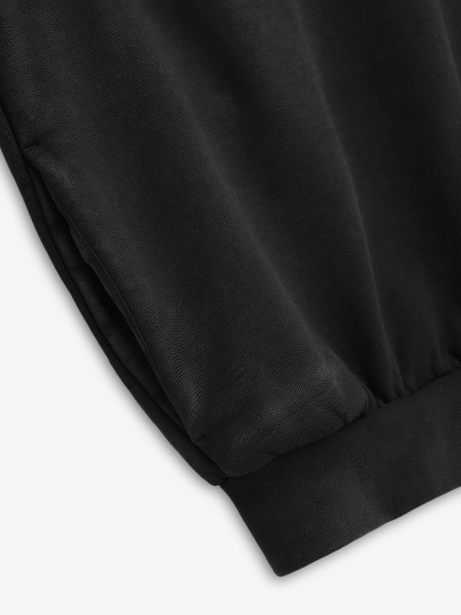 ESSENTIALS Heavy Fleece Hoodie Black