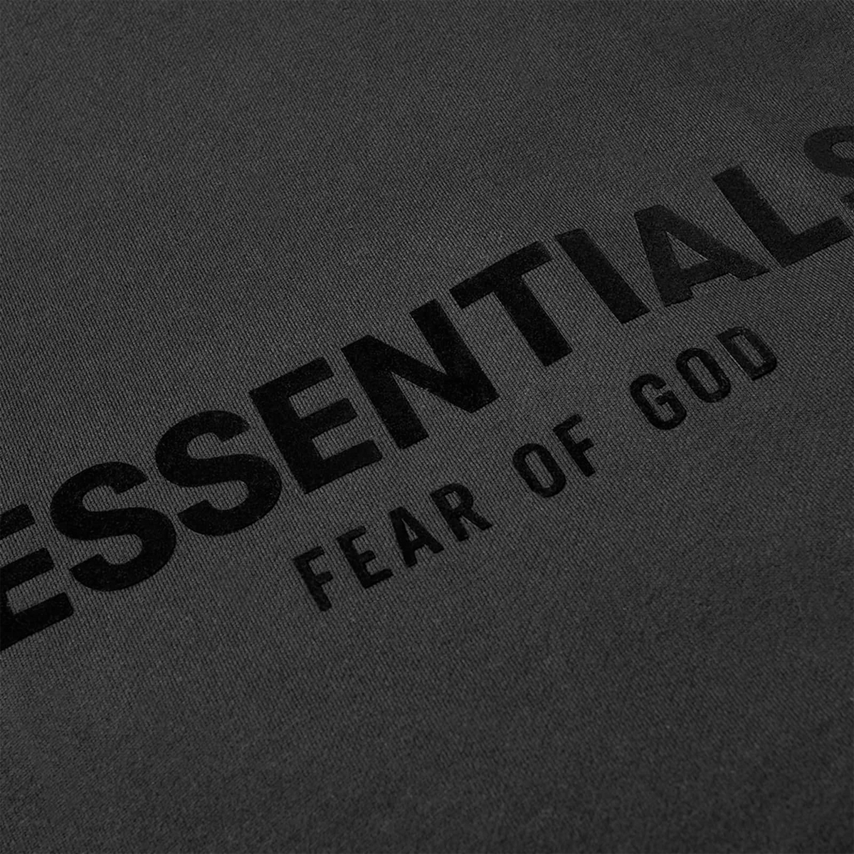 Fear Of God Essentials Relaxed Black Hoodie (SS22)