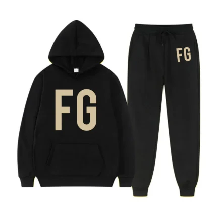 Essentials FG Logo Tracksuit Black