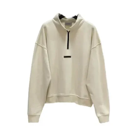 Essentials Neck Half Zik Sweatshirts
