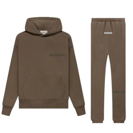 Essentials Spring Tracksuit Dark Brown